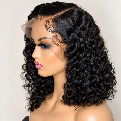 Human Hair Short Bob Wig
