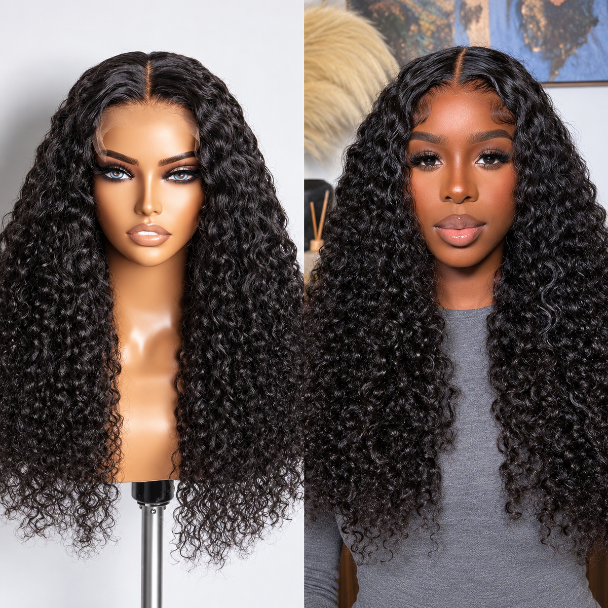 Curly Human Hair Wig